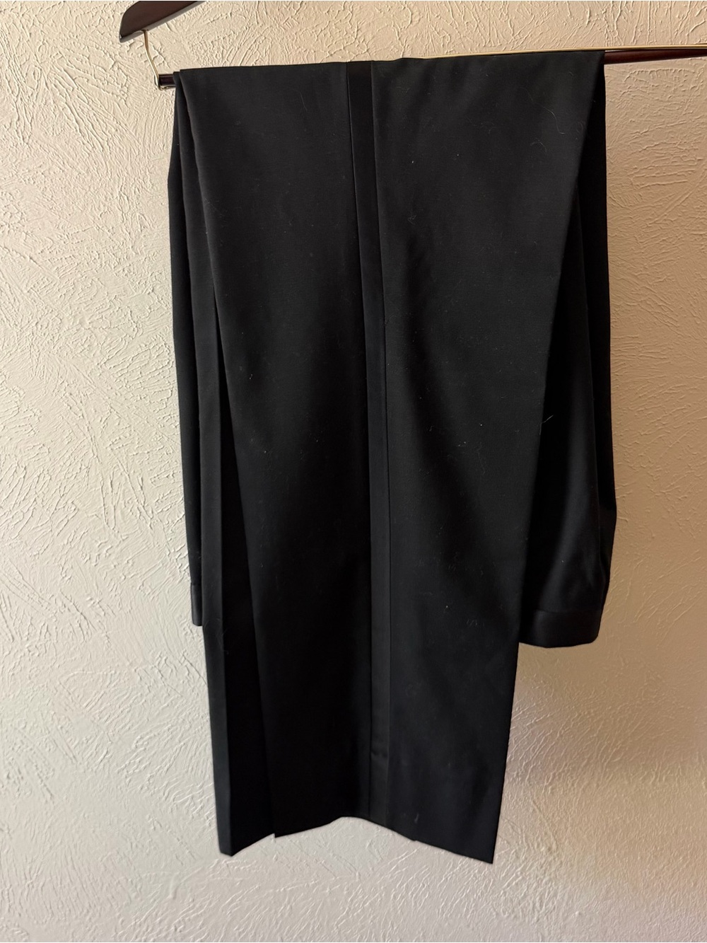 Pronto Uomo Black Tuxedo Pants